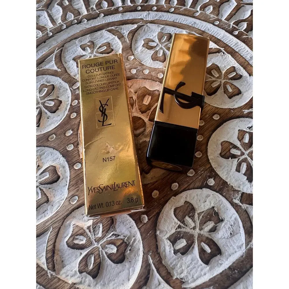 YSL Rouge Pur Couture Satin Lipstick N157 Nu Inattendu 3.8g with Box